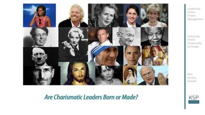 Are charismatic leaders born or made?