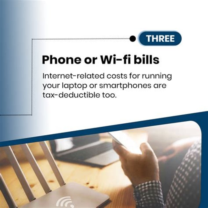 Are Internet bills tax deductible?