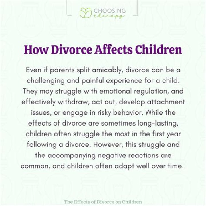 Are kids OK with divorced parents?