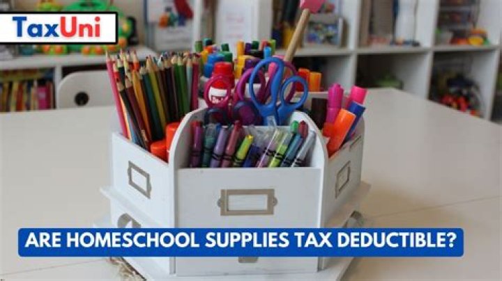Are my art supplies tax deductible?