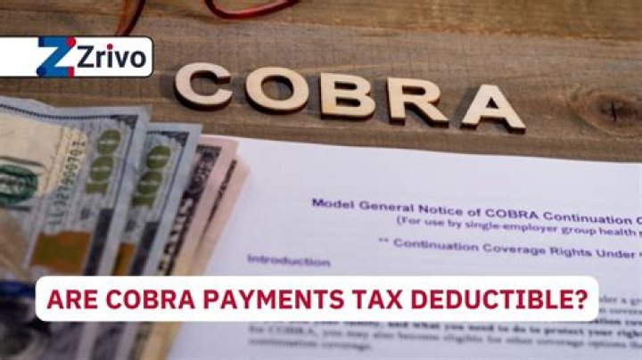 Are my COBRA payments tax deductible?