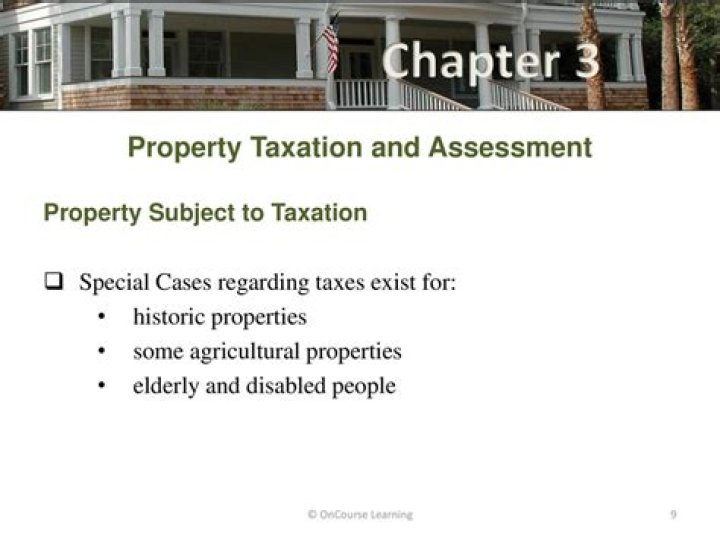 Are properties covered by taxation?