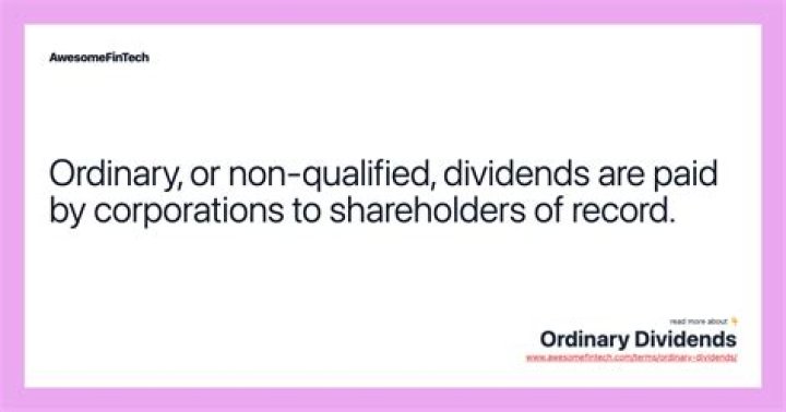 Are stocks considered ordinary income?