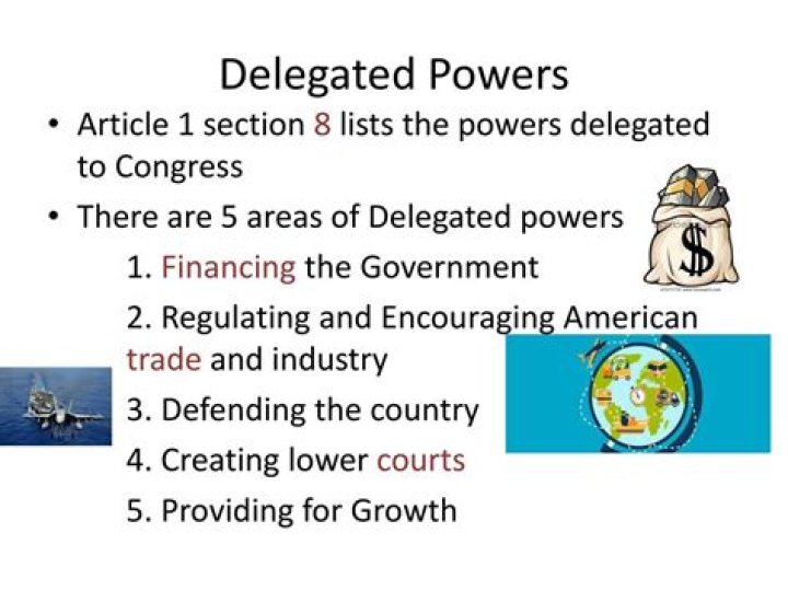 Are taxes delegated powers?
