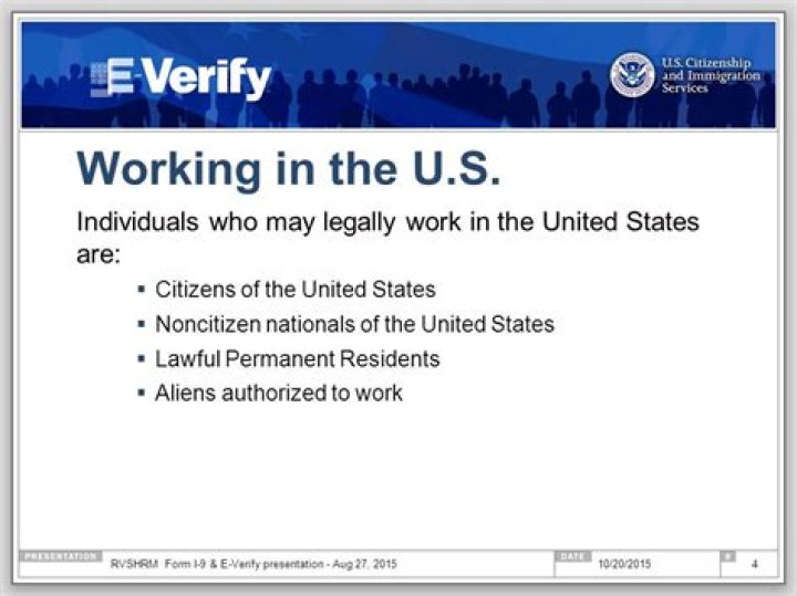 Are US citizens legally allowed to work?