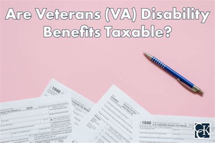 Are veterans widow benefits taxable?