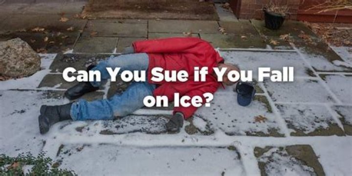 Are you liable if someone falls on your sidewalk?