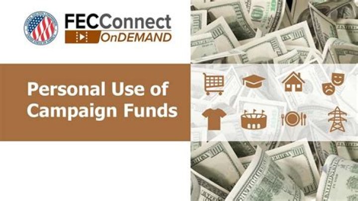 Can a candidate use campaign funds?