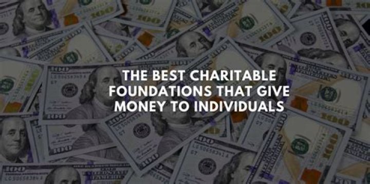Can a charity organization give money to an individual?