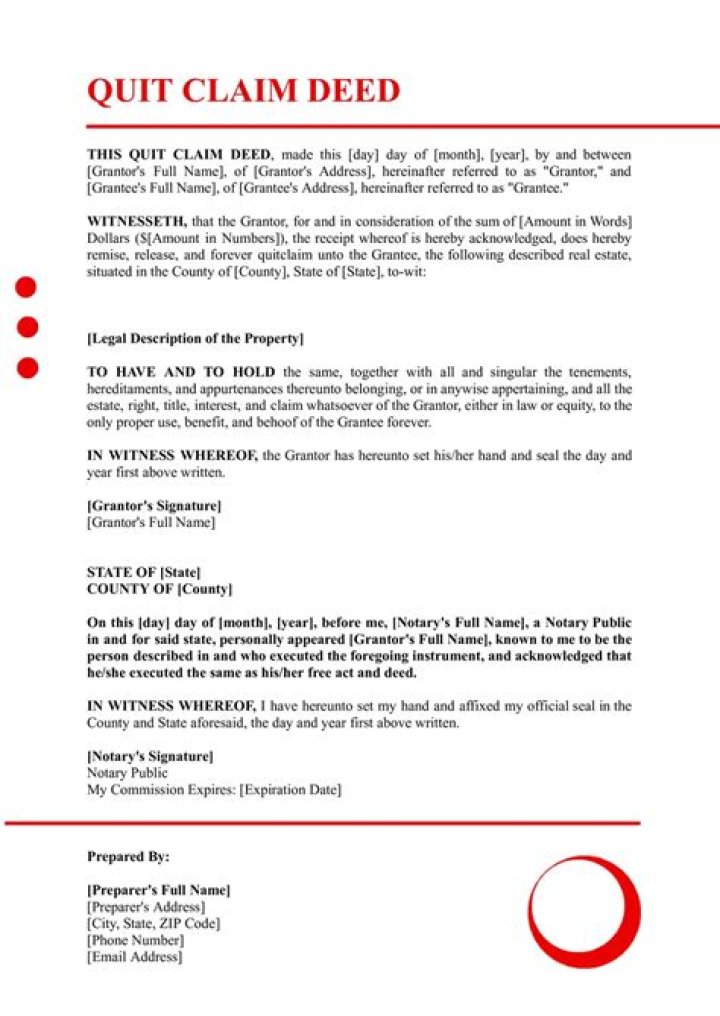 Can a quit claim deed be voided?