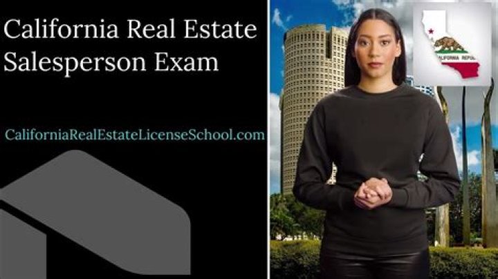 Can a real estate salesperson work independently in California?
