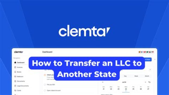Can an S Corp transfer to another state?