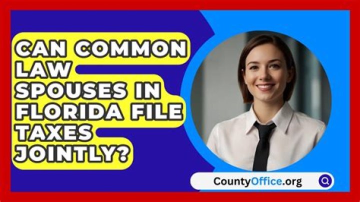 Can common-law file jointly?