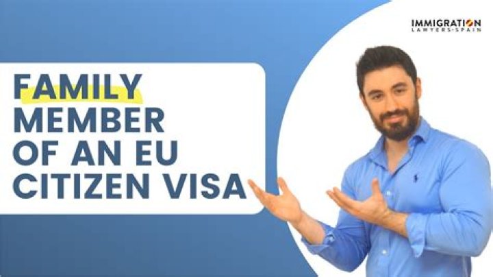 Can EU citizen sponsor family?