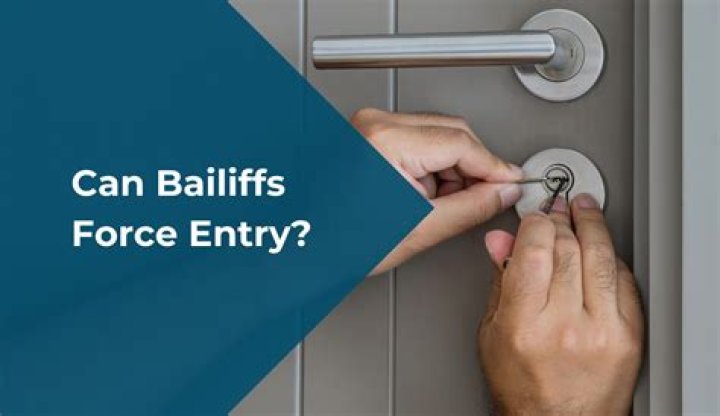 Can HMRC bailiffs force entry?