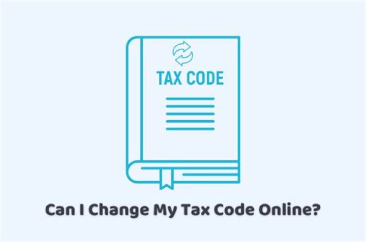 Can I change my tax codes online?