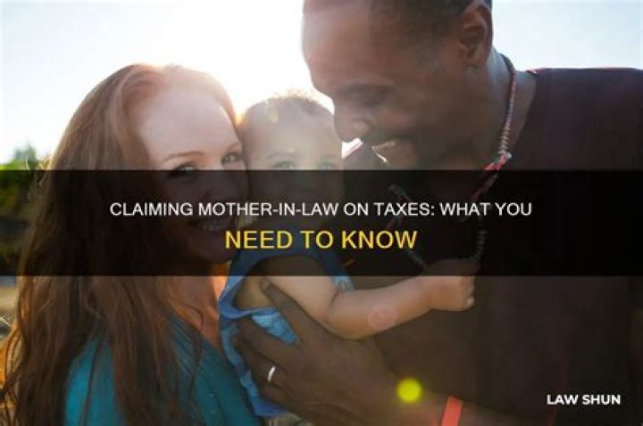 Can I claim my mother-in-law on my taxes?