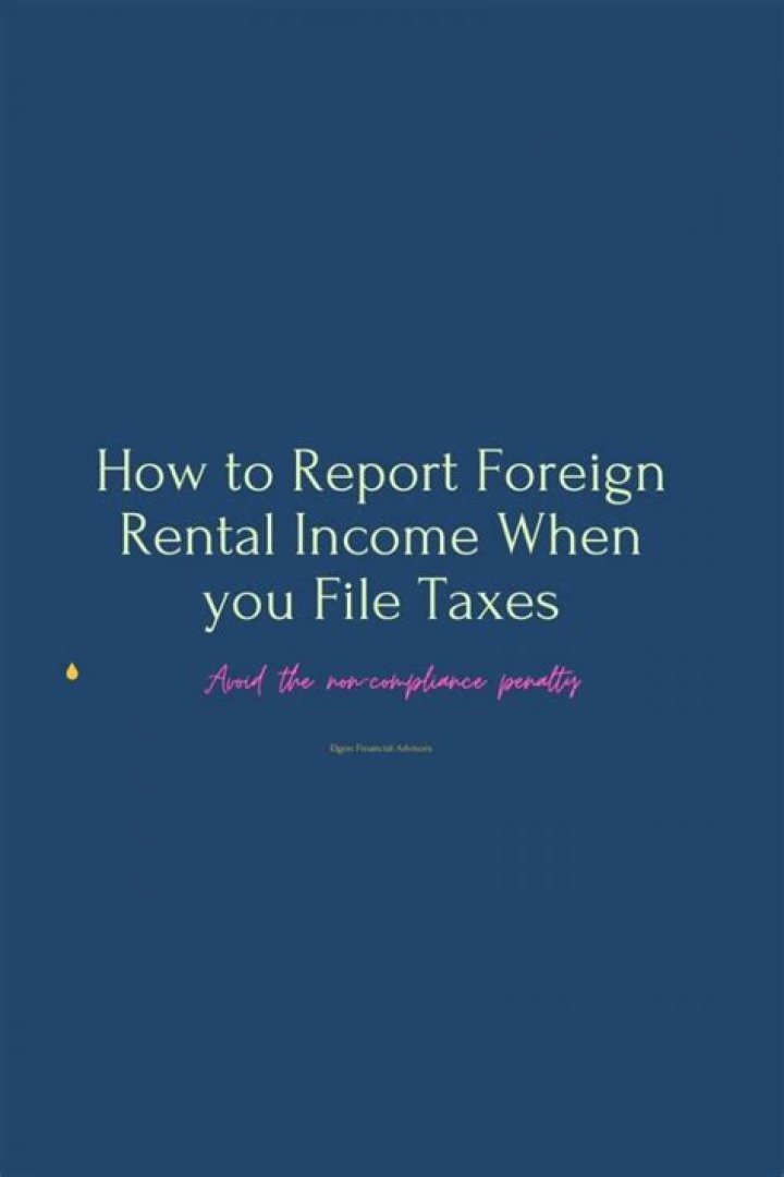 Can I exclude foreign rental income?
