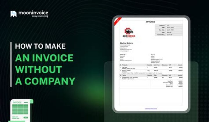 Can I invoice someone without a company?