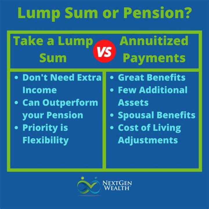 Can I withdraw a lump sum from my pension account?
