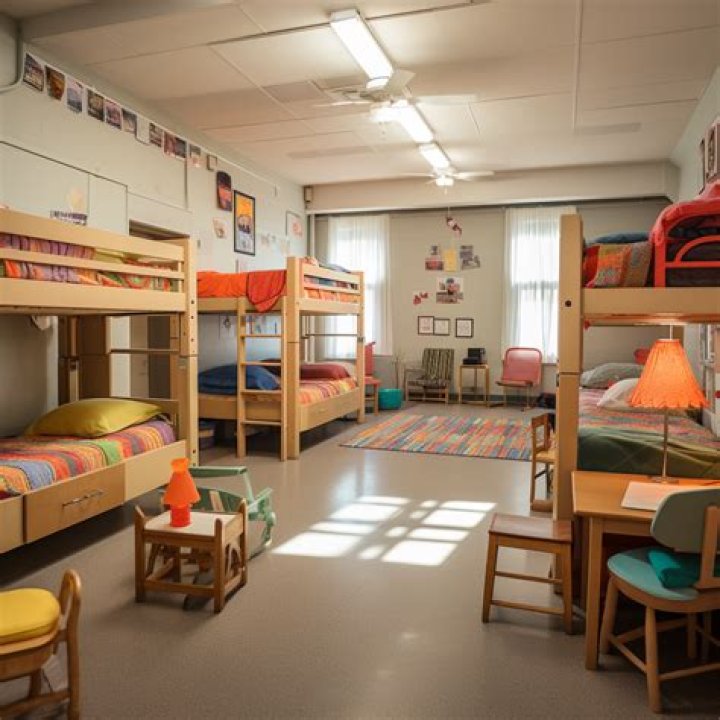 Can kids stay in college dorms?