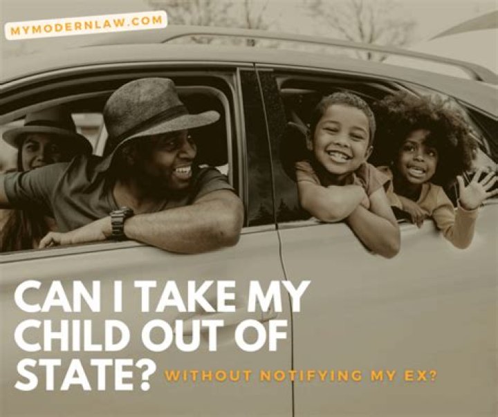 Can my ex husband take my child out of state?