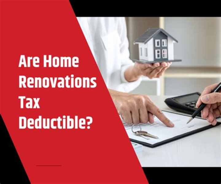Can renovations be tax deductible?