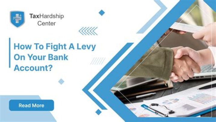 Can the government levy your bank account?