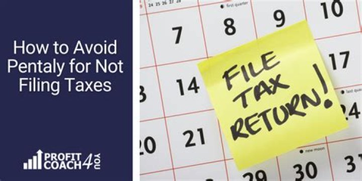Can the IRS penalize you for not filing taxes?