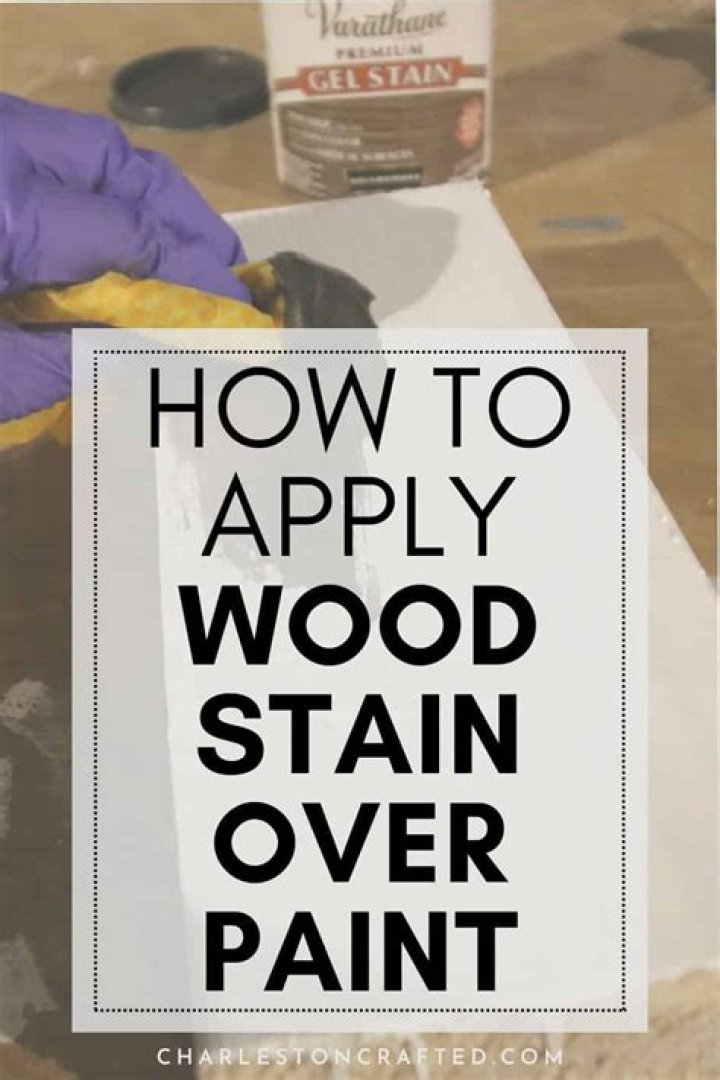 Can you apply stain over wax?