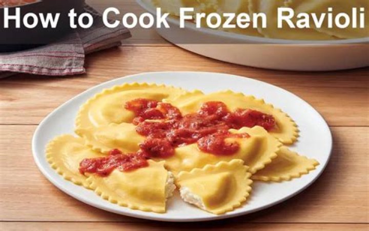 Can you cook frozen ravioli in oil?