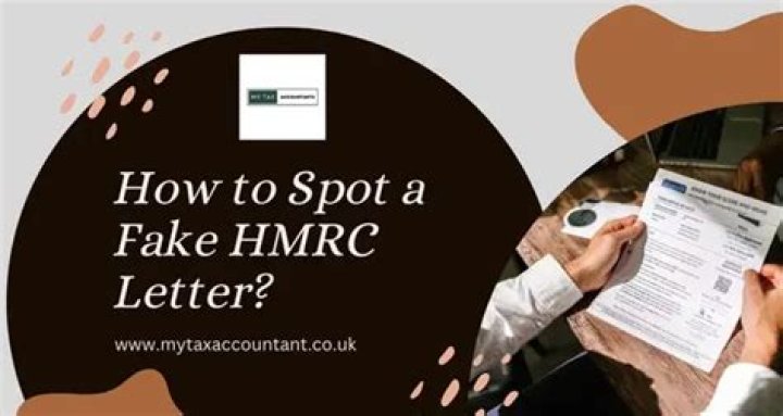 Can you get fake HMRC letters?