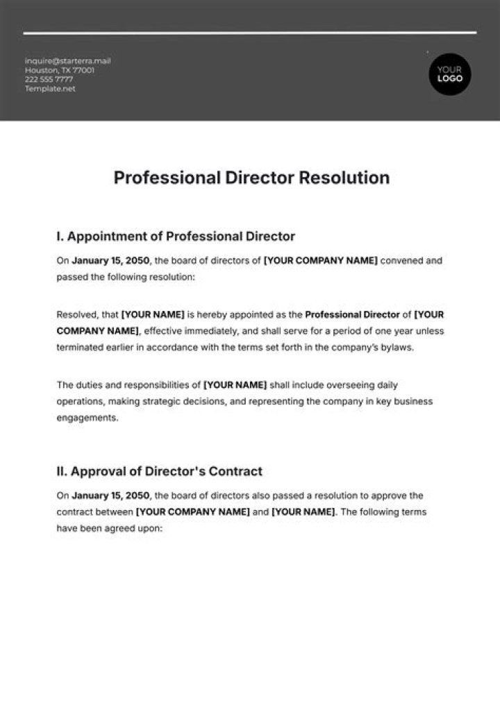 Can you have a sole director?