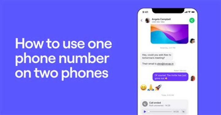 Can you have two phones on the same account?