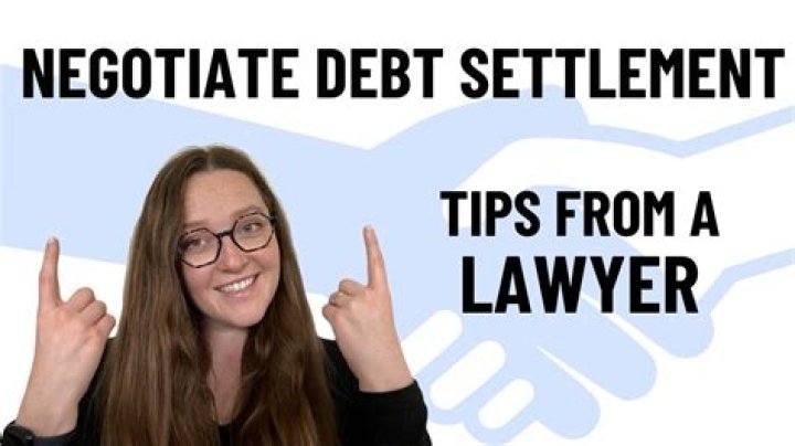 Can you negotiate a debt with a law firm?