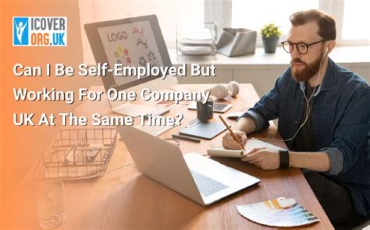 Can you work for a company and be self-employed UK?