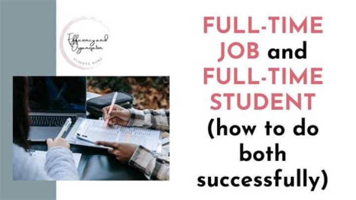 Can you work full-time while doing a masters?