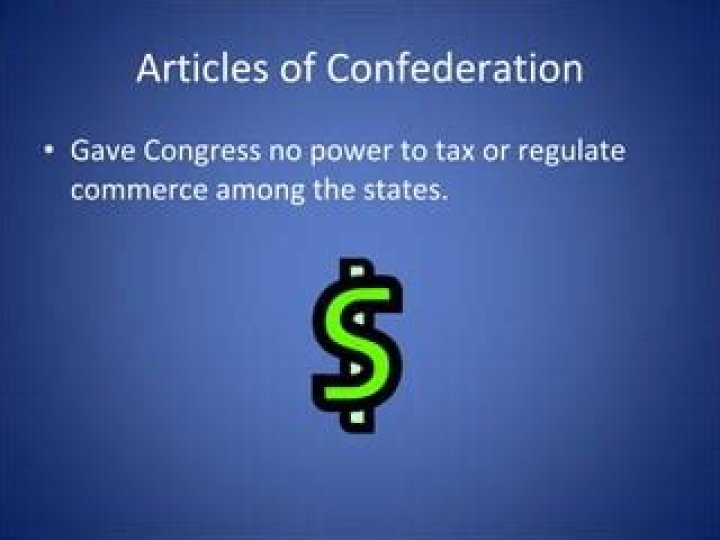 Did the Articles of Confederation have the power to levy taxes?