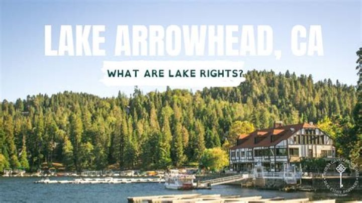 Do all homes in Lake Arrowhead have lake rights?
