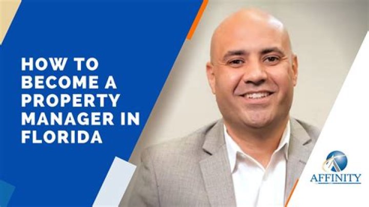 Do I need a license to be a Property Manager in Florida?