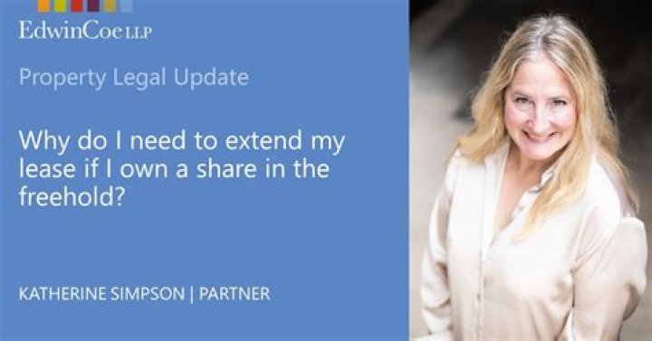 Do I need to extend my lease if I own the freehold?