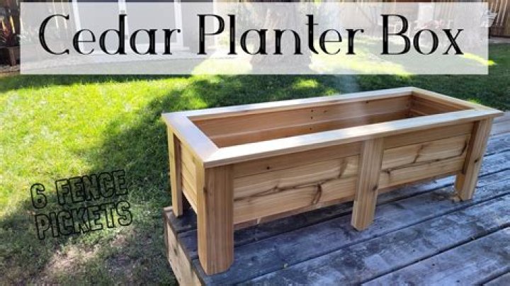 Do I need to seal a cedar planter?