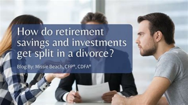 Do investments get split in divorce?