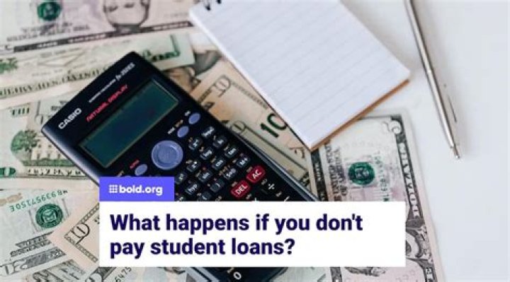 Do student loans go away if you dont pay?