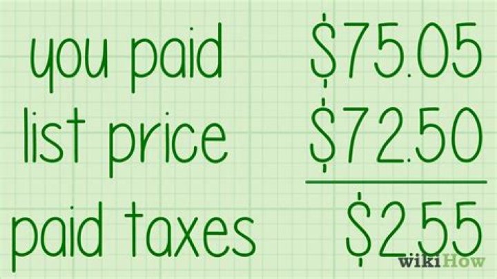 Do you add tax to a price?