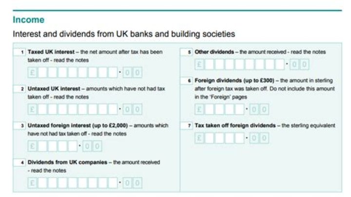 Do you have to declare bank interest on self assessment?