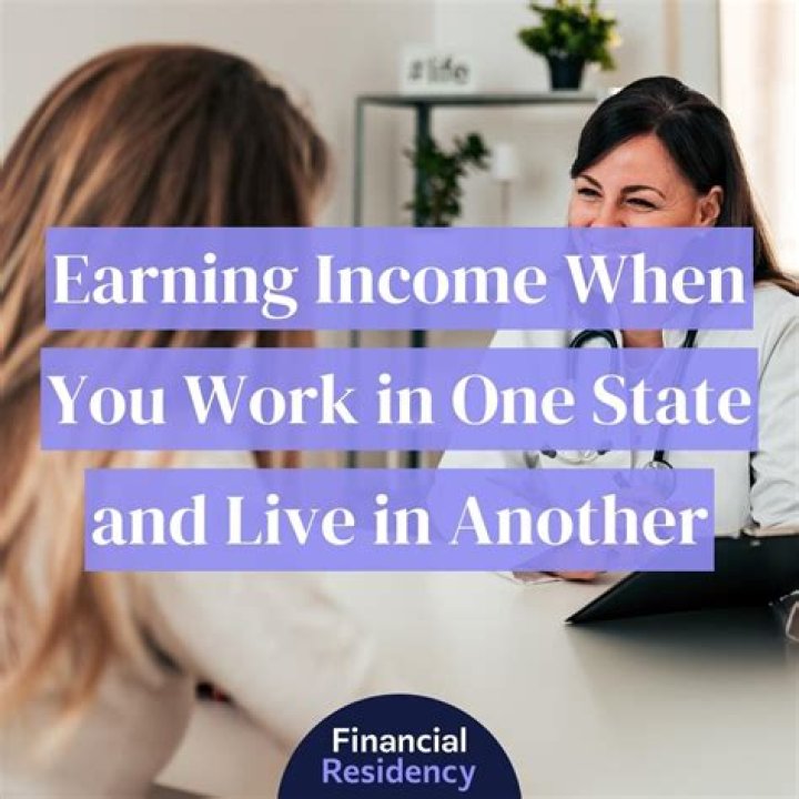 Do you have to pay taxes in two states if you live in one and work in another?