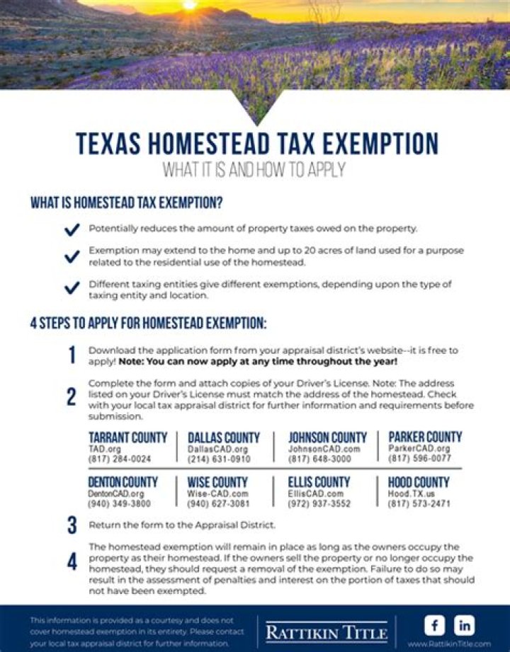 Do you have to refile homestead exemption after refinancing Texas?