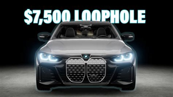 Does BMW 530e qualify for tax credit?