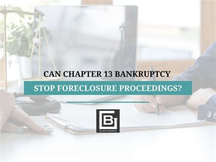 Does Chapter 13 protect from foreclosure?